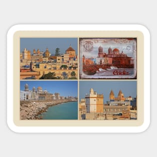 City of Cadiz, Andalucia, Spain Sticker